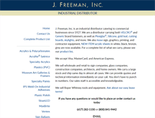 Tablet Screenshot of jfreeman.com